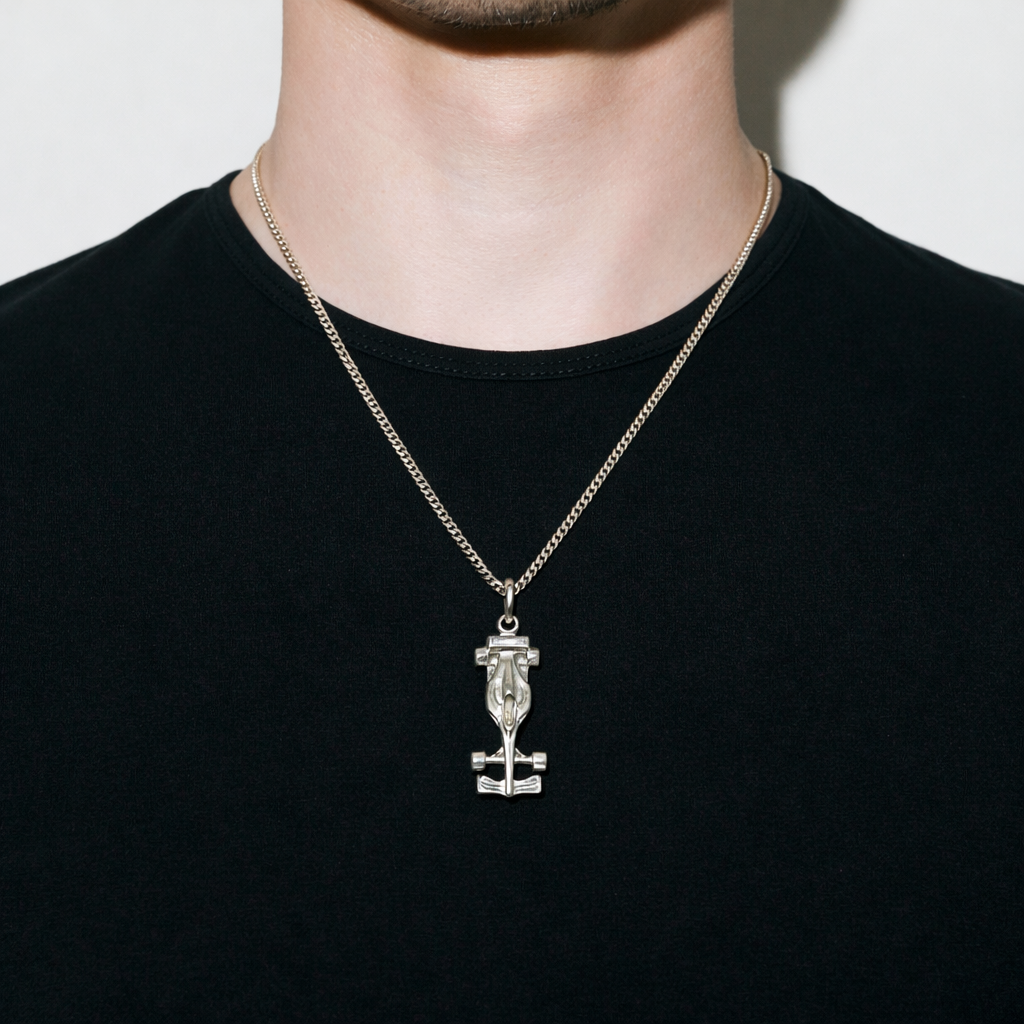 Dije Fórmula 1 + Cadena de Plata