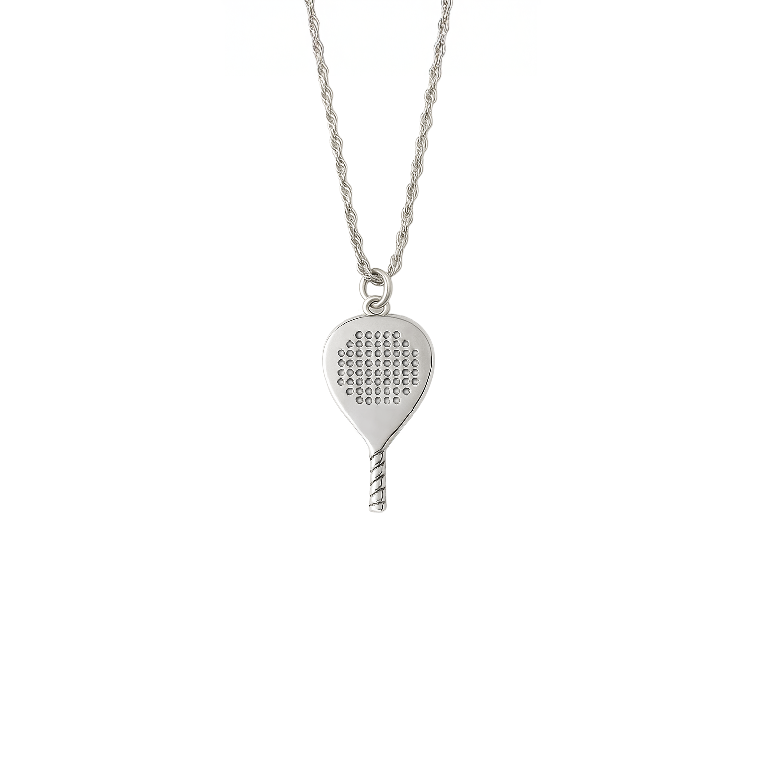 Dije Pala Padel + Cadena Plata